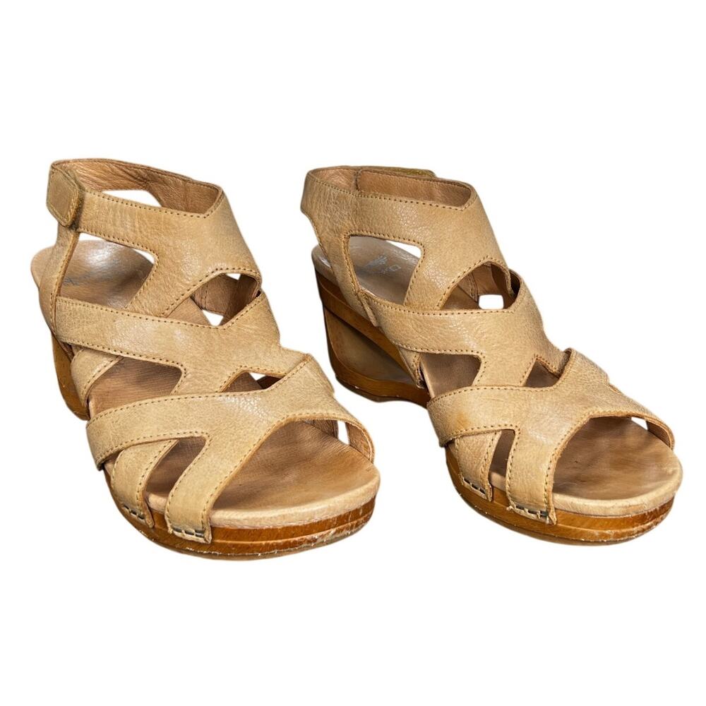 Dansko Women’s Tempest Tan Leather Gladiator Sandal Size 38 US 7.5/8 - Picture 5 of 10